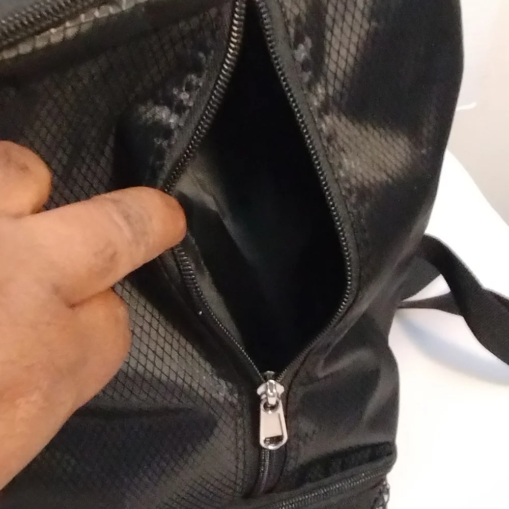 Black Sports Basketball Backpack